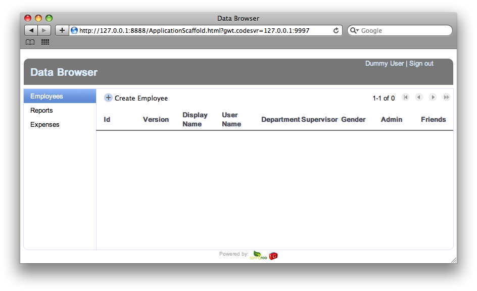 Run app in SpringSource ToolSuite